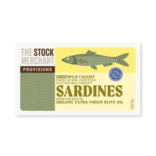 Load image into Gallery viewer, The Stock Market Wild Caught Sardines 120g
