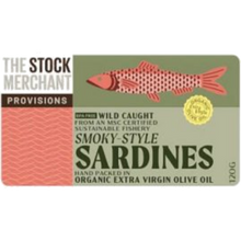 Load image into Gallery viewer, The Stock Market Smoky-Style Sardines 120g
