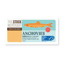 Load image into Gallery viewer, The Stock Market Wild Caught Anchovies 120g

