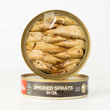 Load image into Gallery viewer, Banga Smoked Sprats in Oil 160g
