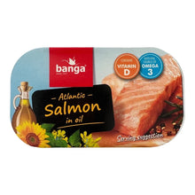 Load image into Gallery viewer, Banga Atlantic Salmon in Oil 120g
