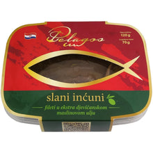 Load image into Gallery viewer, Pelagos Salted Anchovies 120g

