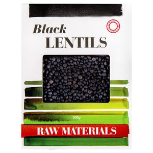 Raw Materials Black Lentils 500g