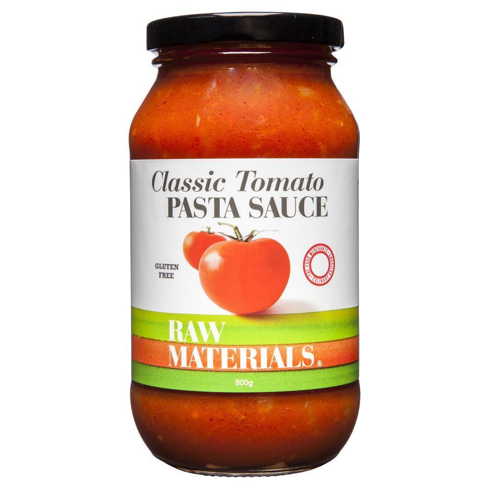 Raw Materials Classic Tomato Pasta Sauce 500g