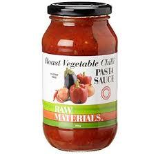 Raw Materials Roast Vegetable Chilli Pasta Sauce 500g